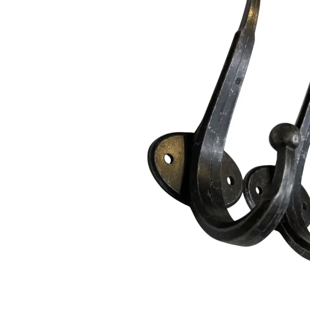 Coat Hat Hook Metal Distressed Finish Wall Hanging 5